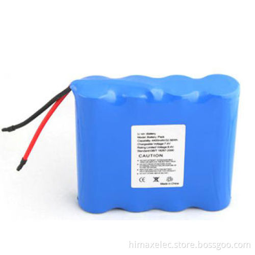 Rechargeable Battery Packs cylindrical li-ion 18650 2s2p 7.4v 5200mah